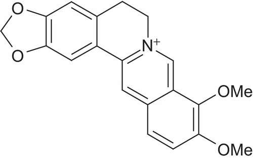 Figure 10.  Structure of berberine.