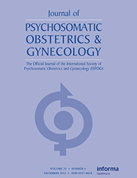 Cover image for Journal of Psychosomatic Obstetrics & Gynecology, Volume 33, Issue 4, 2012