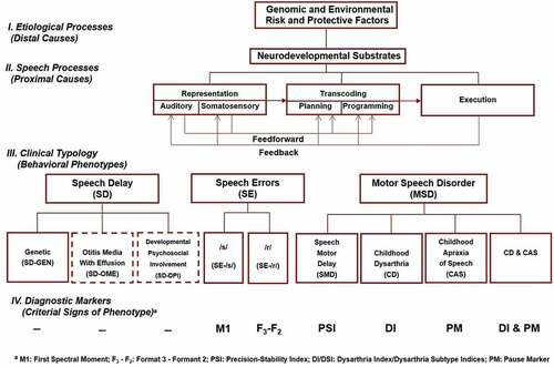 Figure 2. The Speech Disorders Classification System (SDCS).