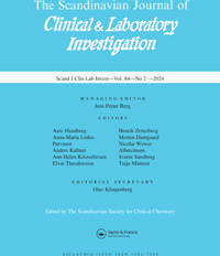 Cover image for Scandinavian Journal of Clinical and Laboratory Investigation, Volume 84, Issue 2, 2024
