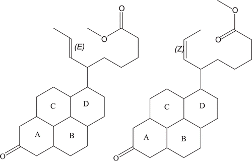 Figure 2.  Compound 2 (substituted pyrenyl ester).