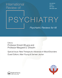 Cover image for International Review of Psychiatry, Volume 33, Issue 3, 2021