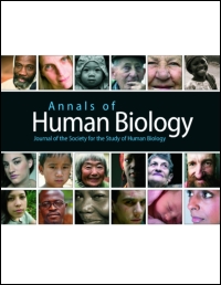 Cover image for Annals of Human Biology, Volume 30, Issue 5, 2003