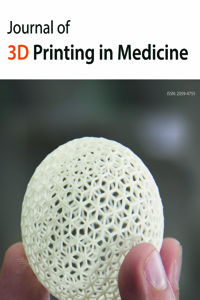 Cover image for Journal of 3D Printing in Medicine