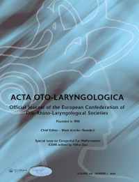 Cover image for Acta Oto-Laryngologica