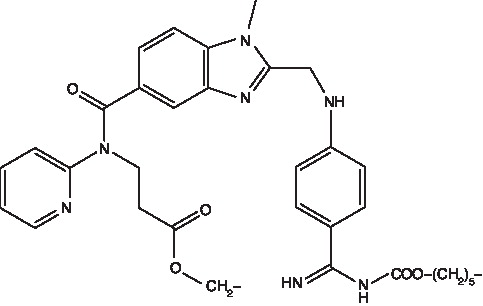 Figure 2. Chemical structure of dabigatran etexilate.