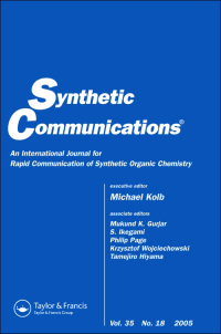 Cover image for Synthetic Communications, Volume 29, Issue 24, 1999