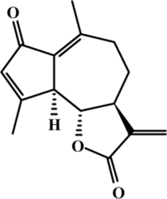 Figure 1 Structure of dehydroleucodine, isolated from Artemisia douglasiana..