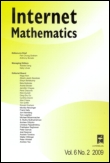Cover image for Internet Mathematics, Volume 12, Issue 6, 2016