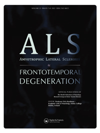 Cover image for Amyotrophic Lateral Sclerosis and Frontotemporal Degeneration, Volume 23, Issue 7-8, 2022