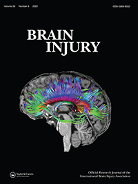 Cover image for Brain Injury, Volume 36, Issue 6, 2022