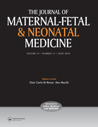 Cover image for The Journal of Maternal-Fetal & Neonatal Medicine, Volume 31, Issue 11, 2018