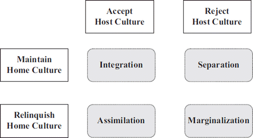 Figure 1. Four acculturation strategies (adapted from Berry, Citation1997).