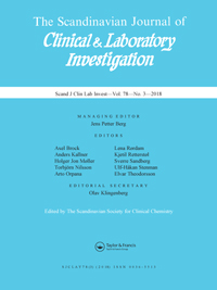 Cover image for Scandinavian Journal of Clinical and Laboratory Investigation, Volume 78, Issue 3, 2018