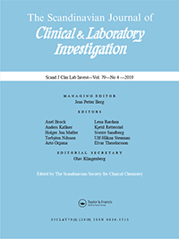 Cover image for Scandinavian Journal of Clinical and Laboratory Investigation, Volume 79, Issue 4, 2019