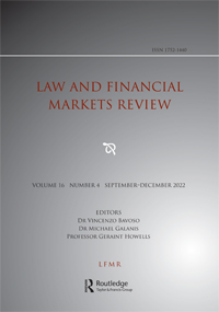 Cover image for Law and Financial Markets Review, Volume 16, Issue 4, 2022