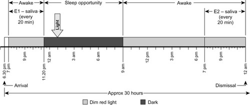 Figure 1 Experimental protocol for each 30-hour session.