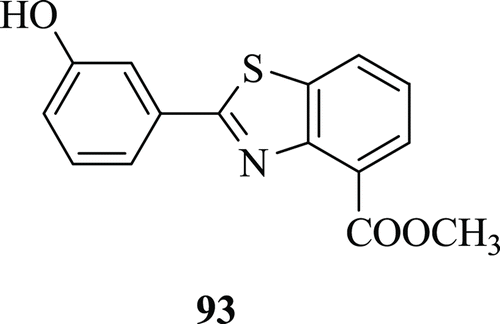 Figure 22.  Chemical structure of Benzothiazole derivatives.