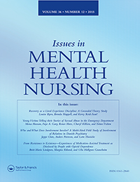 Cover image for Issues in Mental Health Nursing, Volume 36, Issue 12, 2015