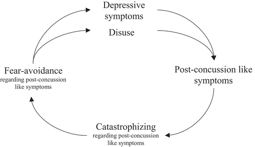 Figure 1. The fear-avoidance model applied to post-concussion like symptoms