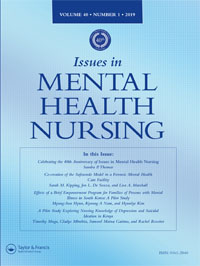 Cover image for Issues in Mental Health Nursing, Volume 40, Issue 1, 2019