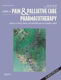 Cover image for Journal of Pain & Palliative Care Pharmacotherapy, Volume 26, Issue 3, 2012