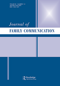 Cover image for Journal of Family Communication, Volume 24, Issue 1-2, 2024