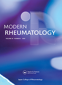 Cover image for Modern Rheumatology, Volume 30, Issue 5, 2020