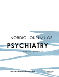 Cover image for Nordic Journal of Psychiatry, Volume 76, Issue 1, 2022