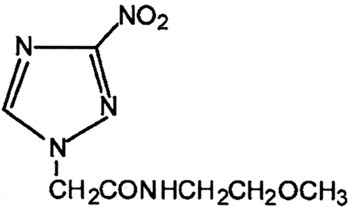 Figure 1. Chemical structure of sanazole.