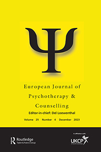 Cover image for European Journal of Psychotherapy & Counselling, Volume 25, Issue 4, 2023