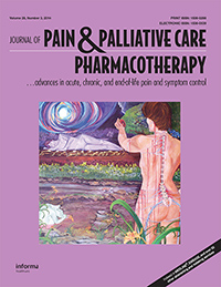 Cover image for Journal of Pain & Palliative Care Pharmacotherapy, Volume 28, Issue 3, 2014