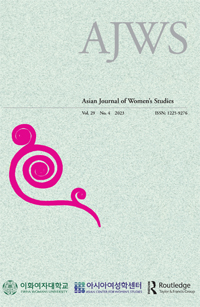 Cover image for Asian Journal of Women's Studies, Volume 29, Issue 4, 2023