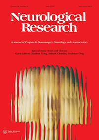 Cover image for Neurological Research, Volume 40, Issue 6, 2018
