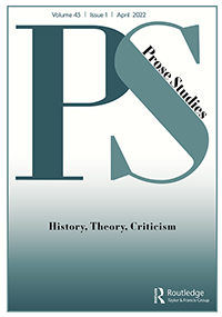 Cover image for Prose Studies, Volume 43, Issue 1, 2022
