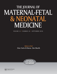 Cover image for The Journal of Maternal-Fetal & Neonatal Medicine, Volume 31, Issue 18, 2018