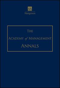Cover image for The Academy of Management Annals, Volume 9, Issue 1, 2015
