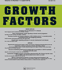 Cover image for Growth Factors, Volume 37, Issue 1-2, 2019