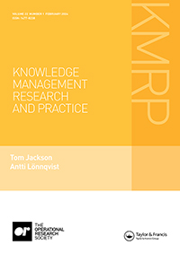 Cover image for Knowledge Management Research & Practice, Volume 22, Issue 1, 2024