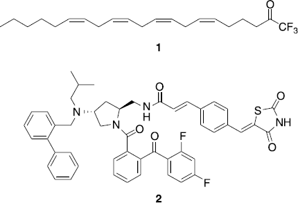 Figure 1.  Structures of known cPLA2α inhibitors.