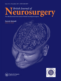 Cover image for British Journal of Neurosurgery, Volume 31, Issue 6, 2017