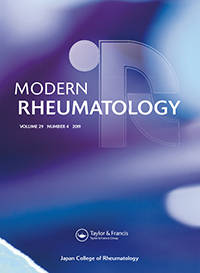 Cover image for Modern Rheumatology, Volume 29, Issue 4, 2019