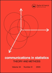 Cover image for Communications in Statistics - Theory and Methods, Volume 46, Issue 8, 2017
