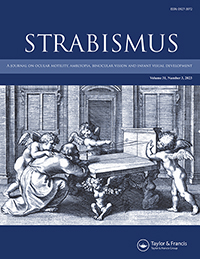 Cover image for Strabismus, Volume 31, Issue 3, 2023
