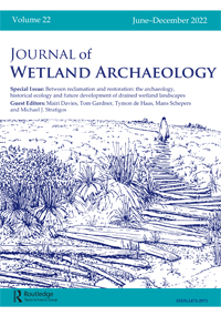 Cover image for Journal of Wetland Archaeology