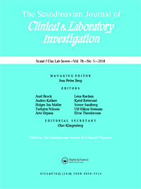 Cover image for Scandinavian Journal of Clinical and Laboratory Investigation, Volume 78, Issue 5, 2018