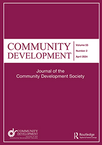 Cover image for Community Development, Volume 55, Issue 2, 2024