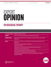 Cover image for Expert Opinion on Biological Therapy, Volume 18, Issue sup1, 2018
