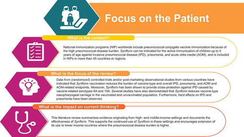 Figure 1. ‘Focus on the Patient’ section to contextualize, highlight, and discuss the impact of the primary findings of our review.