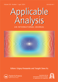 Cover image for Applicable Analysis, Volume 103, Issue 7, 2024